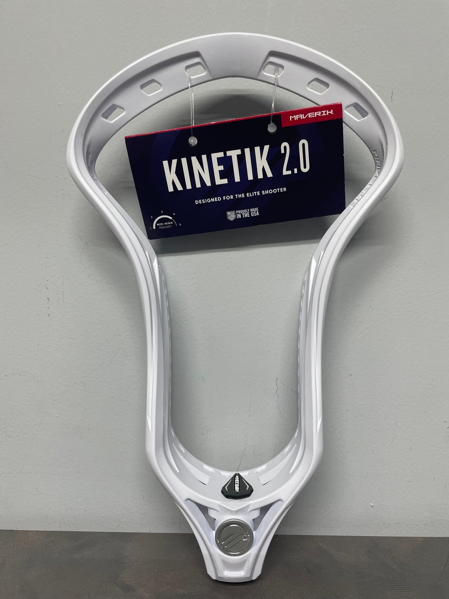 Maverik Kinetik 3 custom strung lacrosse head