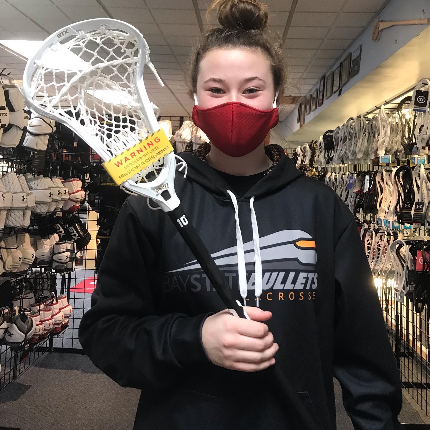 A client who used our lacrosse stringing services!